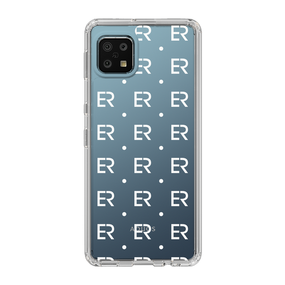 Slim Protection Case［ EVRIS - Monogram - White ］