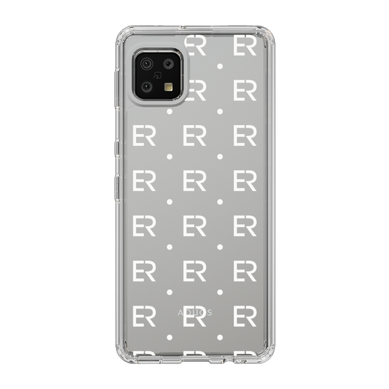 Slim Protection Case［ EVRIS - Monogram - White ］