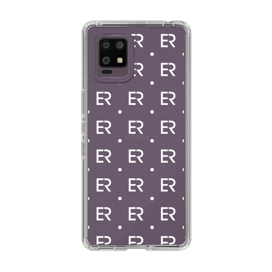 Slim Protection Case［ EVRIS - Monogram - White ］