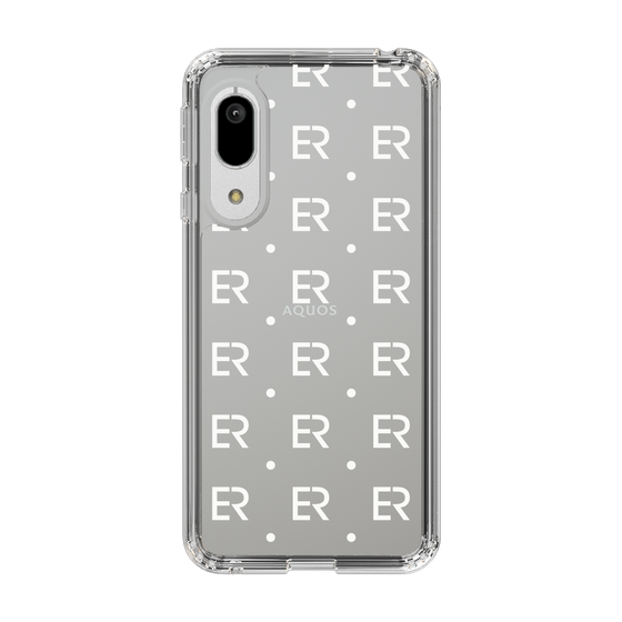Slim Protection Case［ EVRIS - Monogram - White ］
