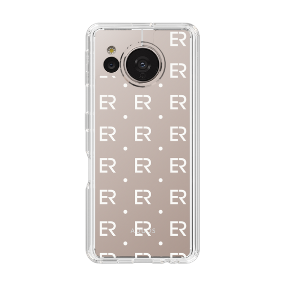 Slim Protection Case［ EVRIS - Monogram - White ］