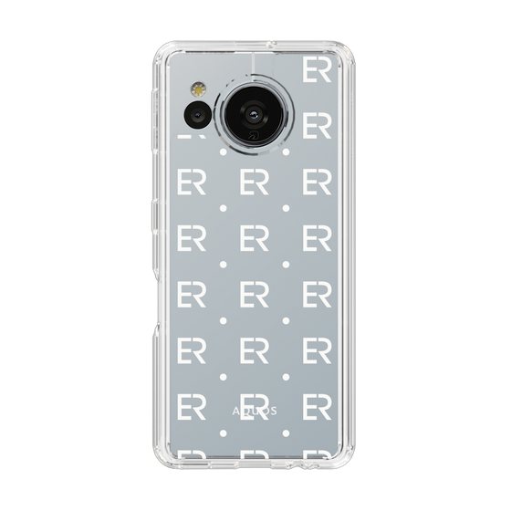 Slim Protection Case［ EVRIS - Monogram - White ］