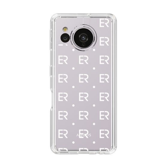Slim Protection Case［ EVRIS - Monogram - White ］