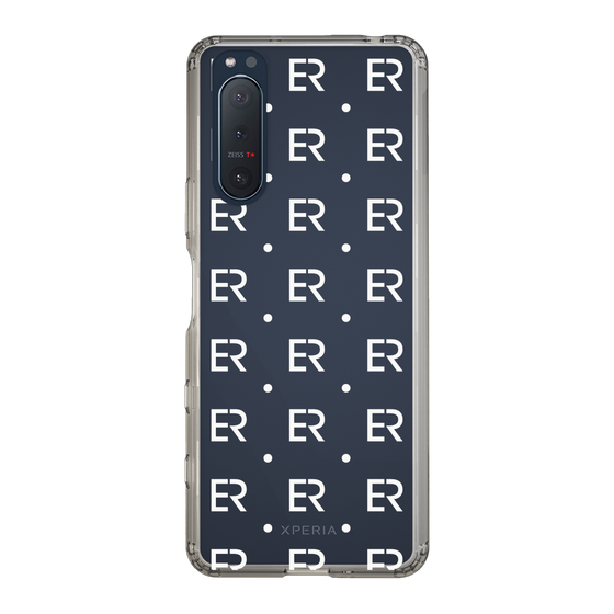 Slim Protection Case［ EVRIS - Monogram - White ］