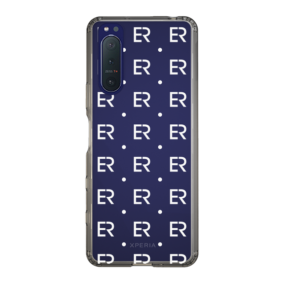 Slim Protection Case［ EVRIS - Monogram - White ］