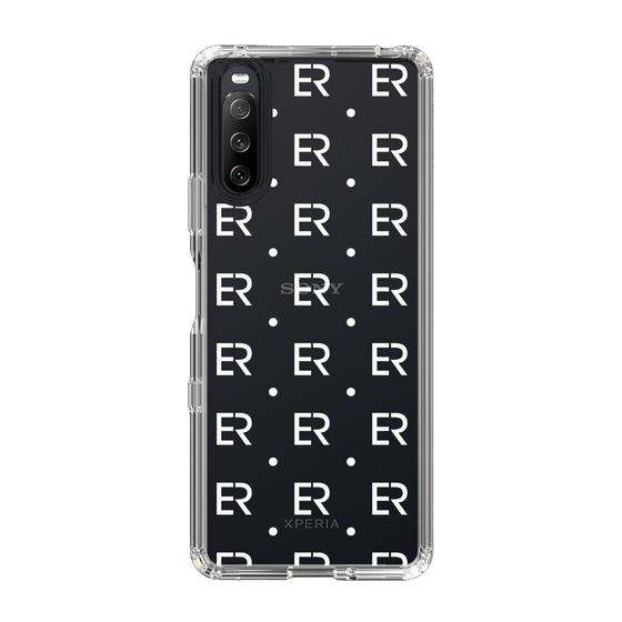 Slim Protection Case［ EVRIS - Monogram - White ］