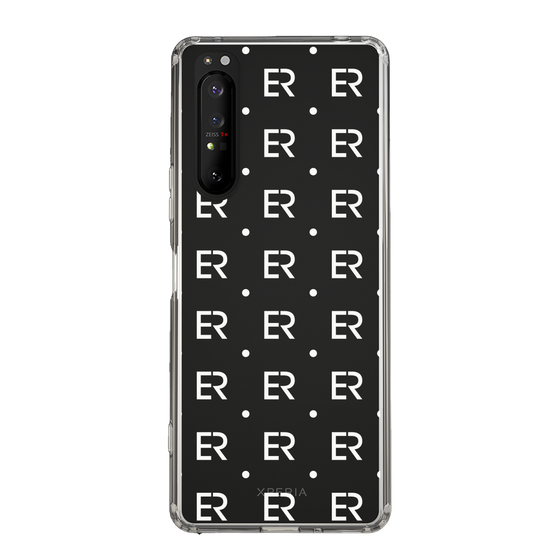 Slim Protection Case［ EVRIS - Monogram - White ］