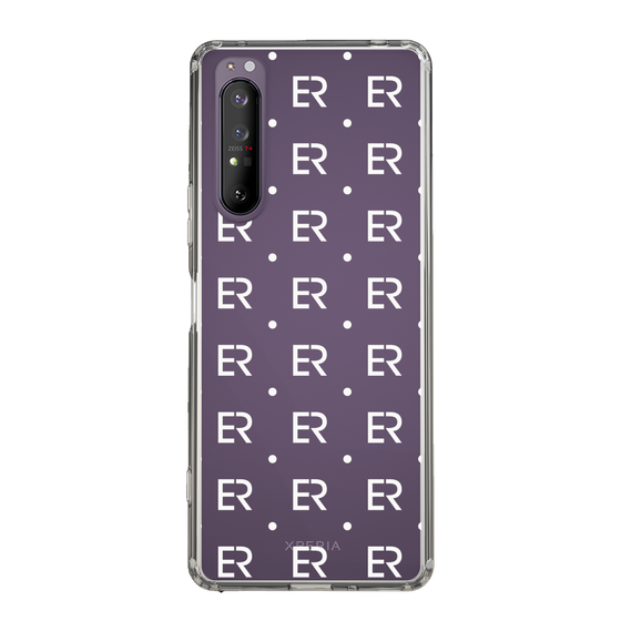 Slim Protection Case［ EVRIS - Monogram - White ］