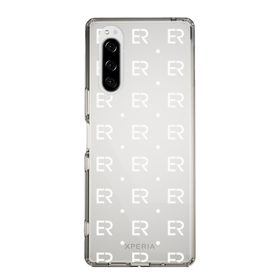 Slim Protection Case［ EVRIS - Monogram - White ］