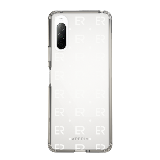 Slim Protection Case［ EVRIS - Monogram - White ］