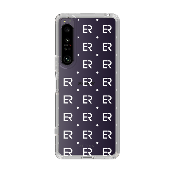 Slim Protection Case［ EVRIS - Monogram - White ］