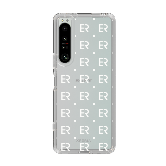 Slim Protection Case［ EVRIS - Monogram - White ］