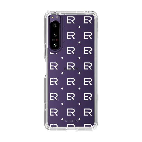 Slim Protection Case［ EVRIS - Monogram - White ］