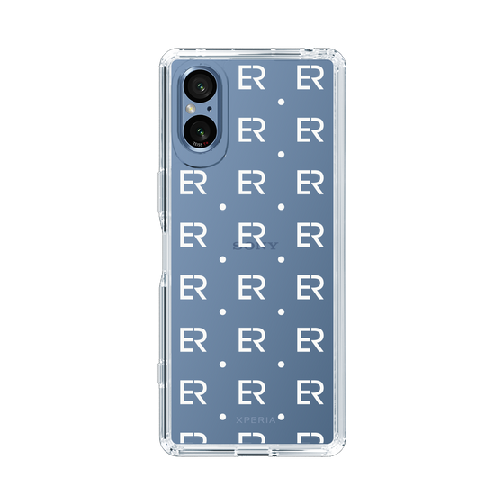 Slim Protection Case［ EVRIS - Monogram - White ］