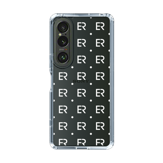 Slim Protection Case［ EVRIS - Monogram - White ］