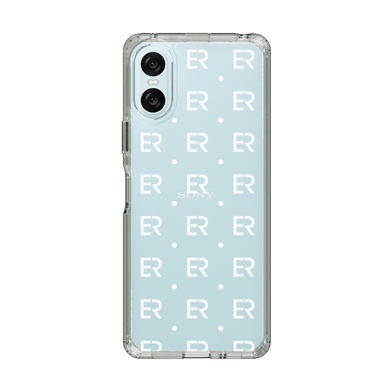 Slim Protection Case［ EVRIS - Monogram - White ］
