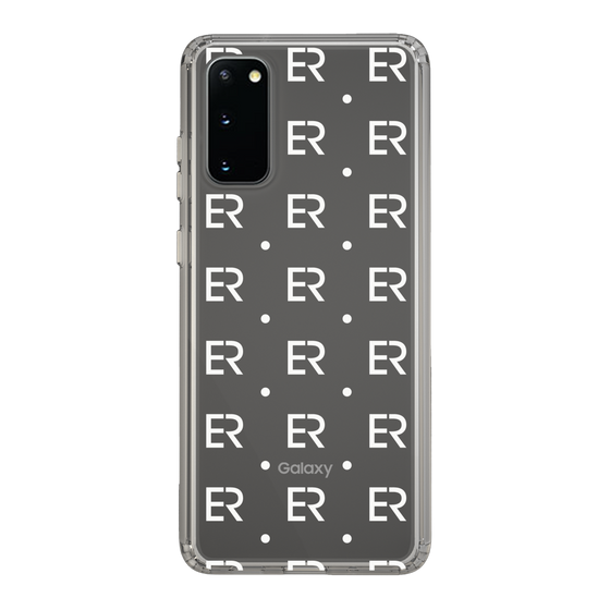 Slim Protection Case［ EVRIS - Monogram - White ］