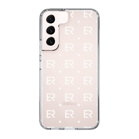 Slim Protection Case［ EVRIS - Monogram - White ］