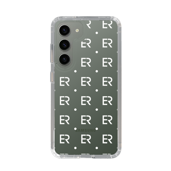 Slim Protection Case［ EVRIS - Monogram - White ］