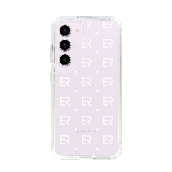 Slim Protection Case［ EVRIS - Monogram - White ］