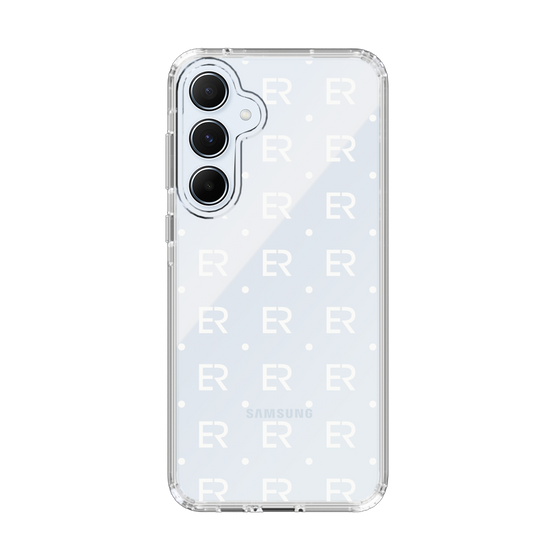 Slim Protection Case［ EVRIS - Monogram - White ］