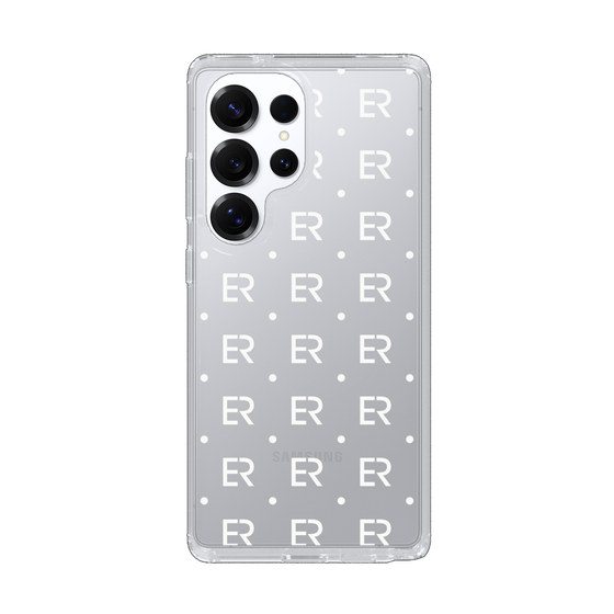 Slim Protection Case［ EVRIS - Monogram - White ］
