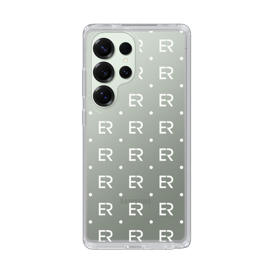 Slim Protection Case［ EVRIS - Monogram - White ］