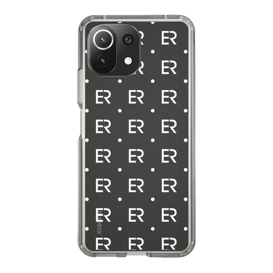 Slim Protection Case［ EVRIS - Monogram - White ］