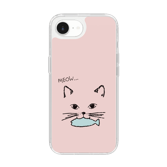 Slim Protection Case［ Very Greedy Cat - Pink ］