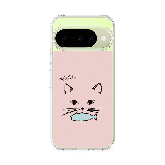 Slim Protection Case［ Very Greedy Cat - Pink ］