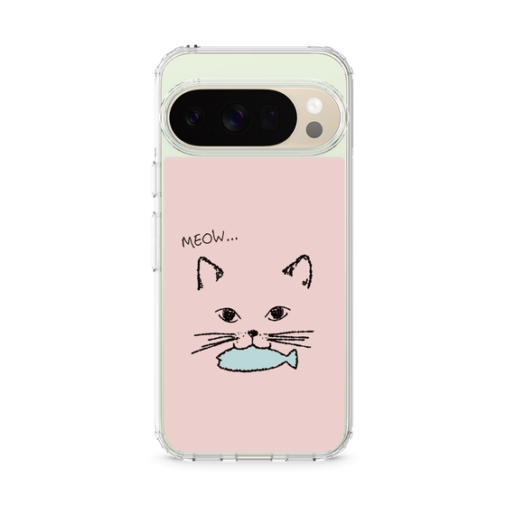 Slim Protection Case［ Very Greedy Cat - Pink ］