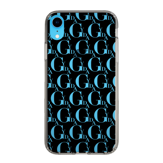 Slim Protection Case［ GYDA - Monogram - Black ］