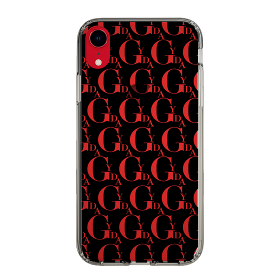 Slim Protection Case［ GYDA - Monogram - Black ］