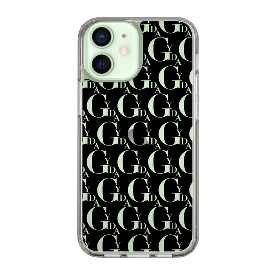 Slim Protection Case［ GYDA - Monogram - Black ］