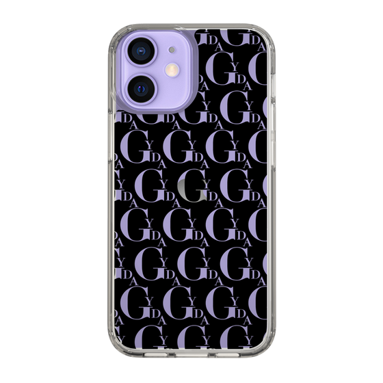 Slim Protection Case［ GYDA - Monogram - Black ］