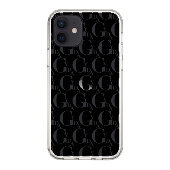Slim Protection Case［ GYDA - Monogram - Black ］