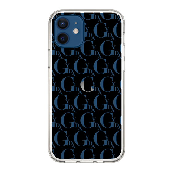 Slim Protection Case［ GYDA - Monogram - Black ］