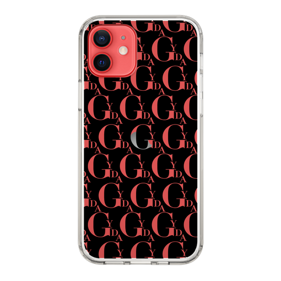 Slim Protection Case［ GYDA - Monogram - Black ］