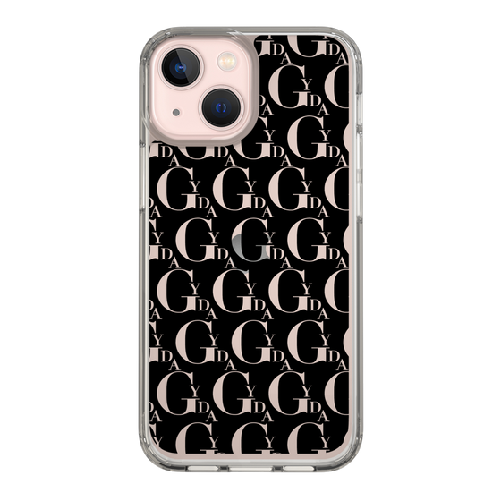 Slim Protection Case［ GYDA - Monogram - Black ］