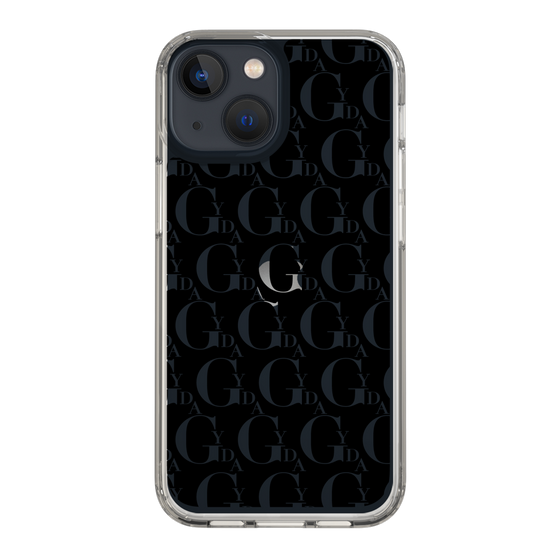 Slim Protection Case［ GYDA - Monogram - Black ］