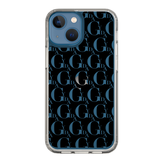 Slim Protection Case［ GYDA - Monogram - Black ］