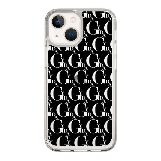 Slim Protection Case［ GYDA - Monogram - Black ］