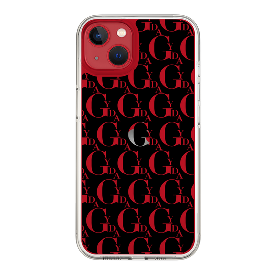 Slim Protection Case［ GYDA - Monogram - Black ］