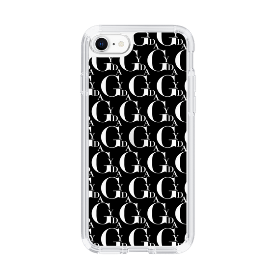 Slim Protection Case［ GYDA - Monogram - Black ］