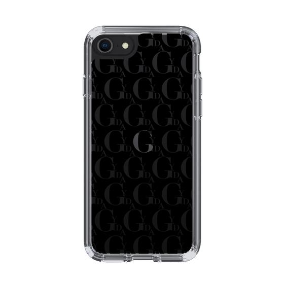 Slim Protection Case［ GYDA - Monogram - Black ］