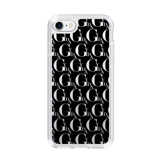 Slim Protection Case［ GYDA - Monogram - Black ］