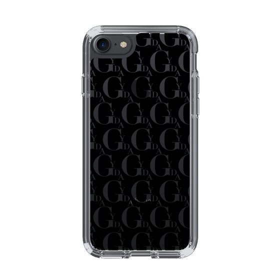 Slim Protection Case［ GYDA - Monogram - Black ］