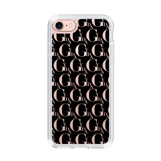 Slim Protection Case［ GYDA - Monogram - Black ］