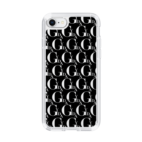Slim Protection Case［ GYDA - Monogram - Black ］