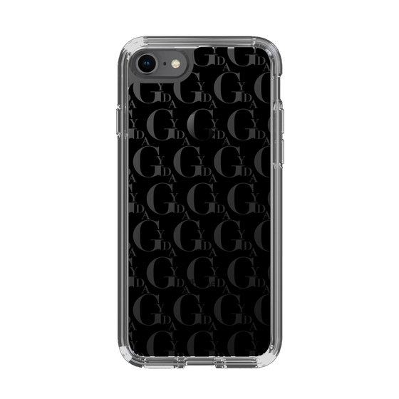 Slim Protection Case［ GYDA - Monogram - Black ］